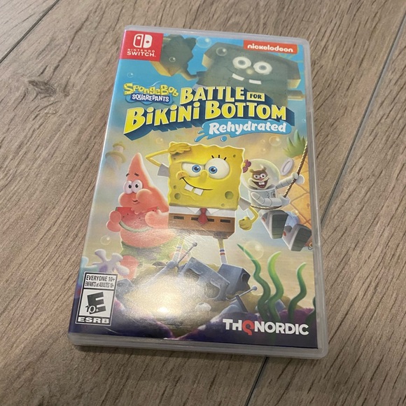 Spongebob SquarePants Battle for Bikini Bottom Rehydrated Nintendo Switch Game - Picture 2 of 4